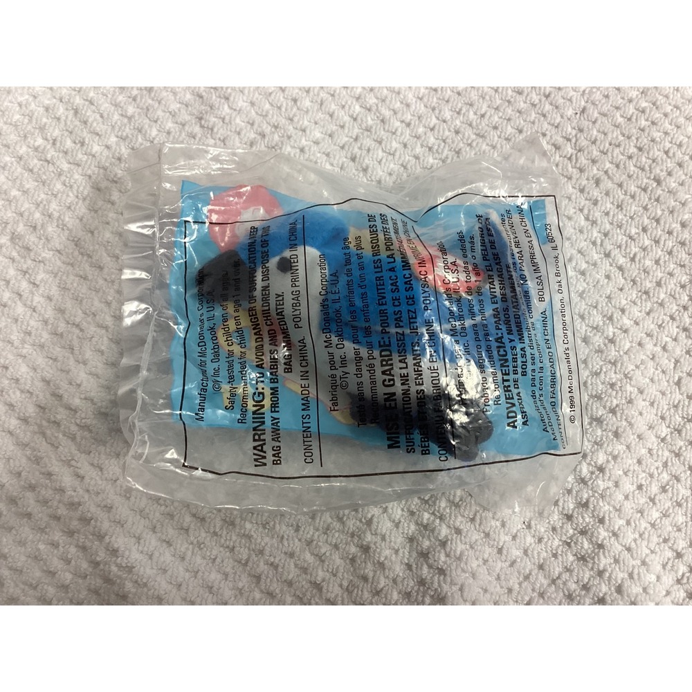 Ty Rocket The Blue Jay McDonald's Toy Animal Sealed in Bag Kids Collectible